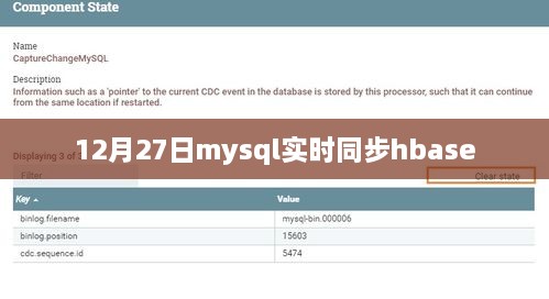 MySQL实时同步至HBase数据操作指南（12月27日实施）