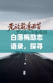 白落梅励志语录，探寻智慧，点燃生命激情
