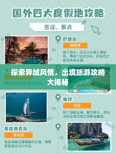 探索异域风情，出境旅游攻略大揭秘